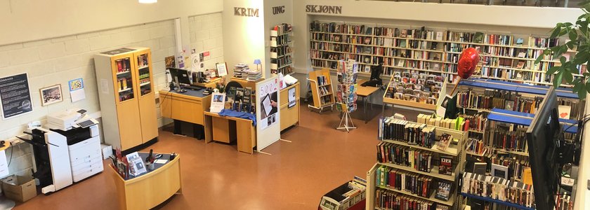 Biblioteket Kantina Nord-Gudbrandsdal vgs. avd. Otta - Klikk for stort bilete