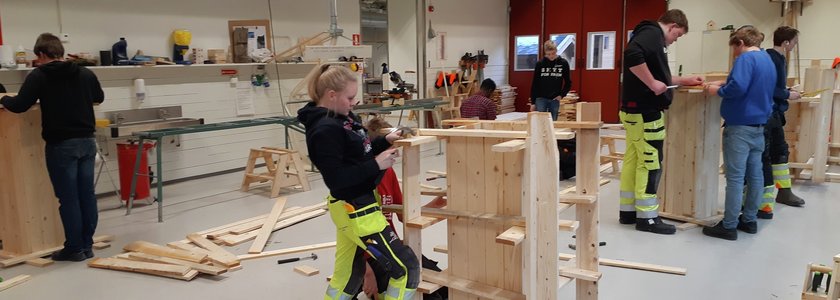Bygg- og anleggsteknikk avdeling Lom - Klikk for stort bilete